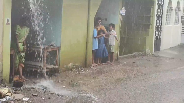மழையால் சில்லென்று மாறிய திருப்பத்தூர்!