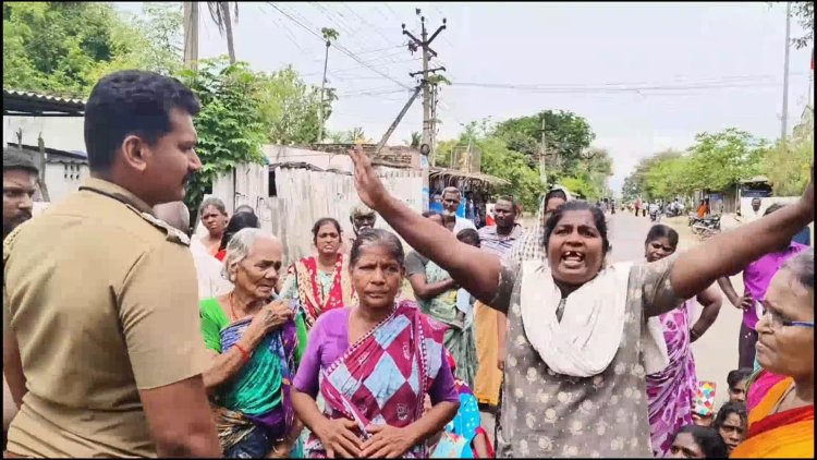 போர் வெல் அமைக்க எதிர்ப்பு தெரிவித்த குடும்பம்! ஒன்று சேர்ந்த கிராம மக்கள்!