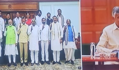 என் டி ஏ கூட்டணிக்கு ஆதரவு கடிதம் கொடுத்த சந்திரபாபு நாயுடு மற்றும் நித்திஷ்!