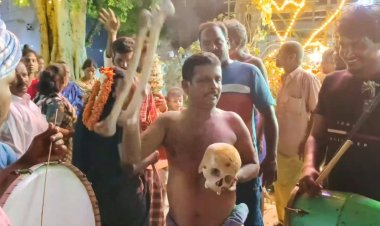 மனித எலும்புக் கூட்டை வைத்து திருஷ்டி கழிக்கும் "மோடி மஸ்தான்" பூஜை!