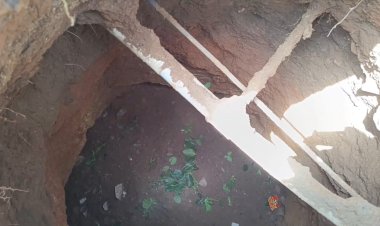 . திடீர்பள்ளம்! பண்டகக் குழியாக இருக்கலாம் என தகவல்!