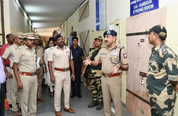 காலை 6 மணி முதல் வெற்றி சான்று வழங்கும்வரை போலிஸ் பாதுகாப்பு! சகஜ நிலைக்கு திரும்பும்வரை அங்கேயே இருக்கனுமாம்!