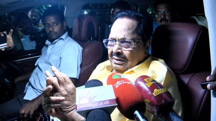 வெற்றி பெற்ற கதிர் ஆனந்த் மக்கள் குறைகள் கேட்டு நிவர்த்தி செய்ய வேண்டும்! தந்தை துரைமுருகன் அட்வைஸ்!