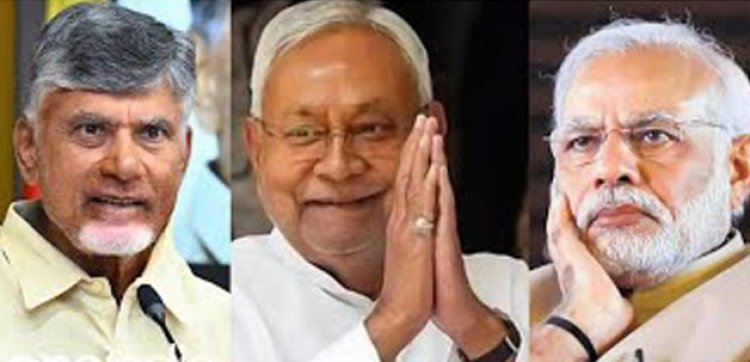 சந்திரபாபு மற்றும் நிதீஷ்குமாருக்கு ஆசை காட்டி வலைவீசும் என்.டி.ஏ. மற்றும் இந்தியா கூட்டணிகள்!