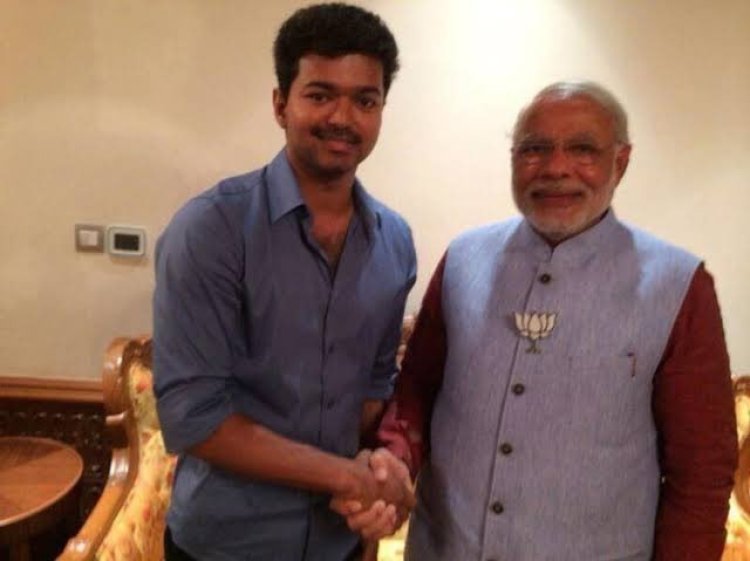 தவெக தலைவர் நடிகர் விஜய் பிரதமருக்கு வாழ்த்து!