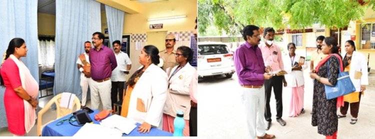 திடீர் ஆய்வு நடத்திய திருப்பத்தூர் ஆட்சியர்! பதறிய அதிகாரிகள்!