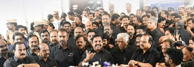 எடப்பாடி பழனிச்சாமி மற்றும் அதிமுக எம் .எல் .ஏ.க்கள் இன்று உண்ணாவிரதம்!