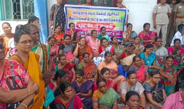 இராணிப்பேட்டை -  திருவாரூர் ஆசிரியர்கள் போராட்டம்!