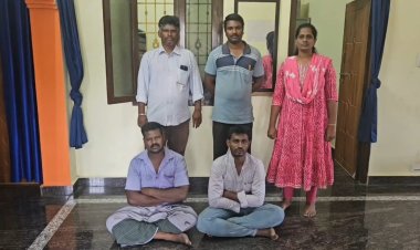 தமிழகத்திலிருந்து ஆந்திராவிற்கு கடத்தவிருந்த 1.200 டன் ரேஷன் அரிசி பறிமுதல் -2 பேர் கைது.!