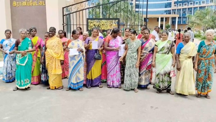 மகளிர் குழு உறுப்பினர்கள் பெயரில் 75 லட்சம் வரை மோசடி! ஆட்சியரிடம் மனு!!