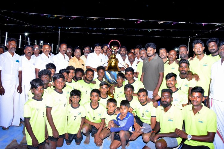 நீண்ட இடைவெளிக்கு பின்னர் வந்த ராஜேந்திர பாலாஜி! மாநில கபாடி போட்டி!