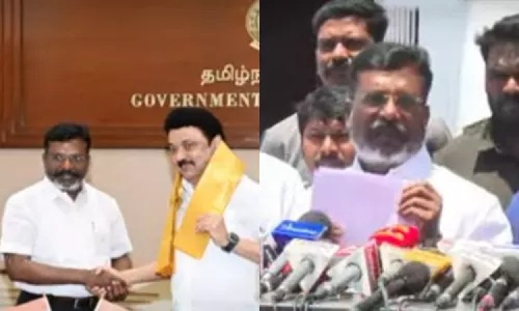 அரசுக்கு எதிராக பதட்டத்தை ஏற்படுத்த அரசியல் செயல் திட்டம்! பாஜக முன்னெடுத்திருப்பதாக திருமாவளவன் பரபரப்பு குற்றச்சாட்டு!