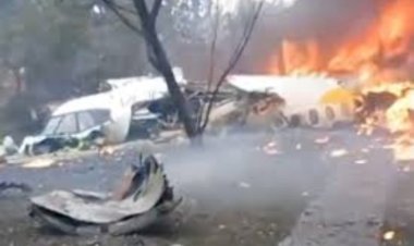 விமானம் விபத்தில் 61 பேர் பலி! பதற வைக்கும் காட்சிகள்!