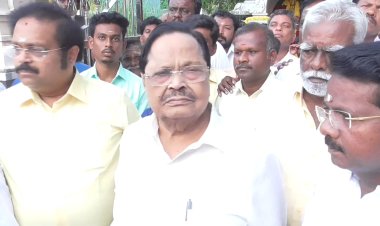 பல் விழுந்து தாடி வளர்த்து சாகிற நிலையிலும் நடிக்கிறார்கள்.... அவர்கள் இளைஞர்களுக்கு வழிவிட வேண்டும் என்று அமைச்சர் துரைமுருகன் பேட்டி!