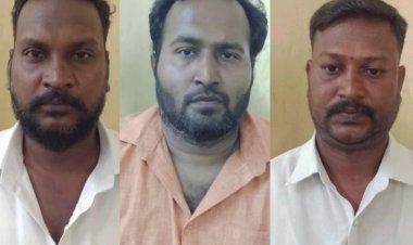 லாரியை மடக்கி பணம் பறிக்க முயன்ற இந்துமகா சபை நிர்வாகி உட்பட 3 பேர் கைது!