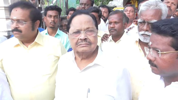 பல் விழுந்து தாடி வளர்த்து சாகிற நிலையிலும் நடிக்கிறார்கள்.... அவர்கள் இளைஞர்களுக்கு வழிவிட வேண்டும் என்று அமைச்சர் துரைமுருகன் பேட்டி!