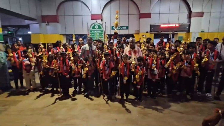சர்வதேச அளவில் இரண்டாம் இடம் பிடித்த கிருஷ்ணன் குரு சிலம்பாட்ட குழு மாணாக்கள்!