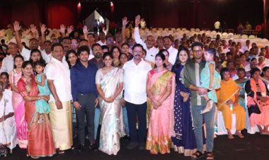 ஆதரவற்ற குழந்தைகள் மற்றும் முதியோர்களுடன் நடைபெற்ற நறுவீ இல்ல திருமண வரவேற்பு விழா!