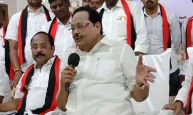 மரபை உடைத்துவிட்டு இங்கு வந்துள்ளேன்!  திமுக-வினர் கூட்டத்தில் அமைச்சர் துரைமுருகன்பேச்சு!