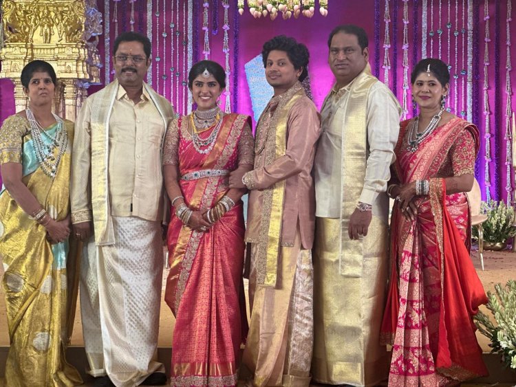 நறுவீ இல்ல திருமண விழா! நீதி அரசர்கள் ஐஏஎஸ் மற்றும் ஐபிஎஸ் அதிகாரிகள் அரசியல்வாதிகள் தொழிலதிபர்கள் பங்கேற்பு!