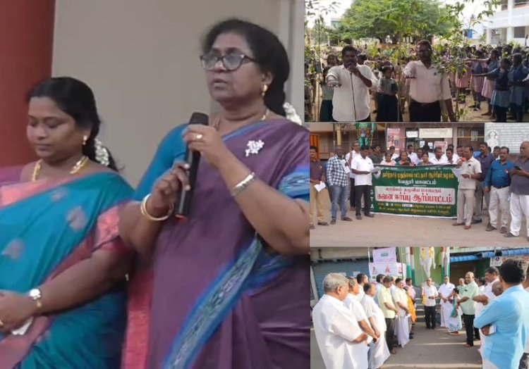 ஊரீசு கல்லூரியில் பயின்ற முன்னாள் ஜனாதிபதிக்கு மரியாதை செய்த முதல்வர்! சுயநலமாய் ஆர்பாட்டம் நடத்திய ஆசிரியர் சங்கத்தினர்!