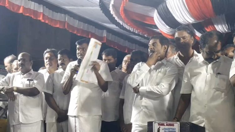 இது மன்னர் ஆட்சி… கேட்பதற்கு ஆள் இல்லை முன்னாள் அமைச்சர் வீரமணி பேச்சு!