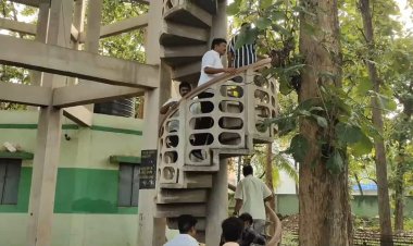 வாட்டர் டேங்கின் மீது மூச்சு வாங்க ஏறிய சட்டமன்ற உறுப்பினர்! தீவிர ஆய்வு நடத்தி அதிகாரிகளை முடுக்கிவிட்டார்!