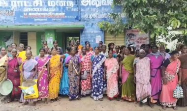 நூறு நாள் பணியாளர்களுக்கு பட்டை போட்ட ஊராட்சி!