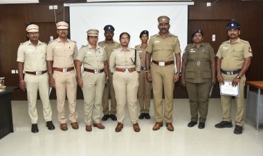 இன்ஸ்பெக்டர் பார்தசாரதி உள்ளிட்ட 8 பேருக்கு எஸ்.பி.சான்று வழங்கினார்!