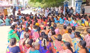 பருவ மழை சீசனில் போராட்டக்களத்தில் குதித்த தூய்மை பணியாளர்கள்!