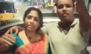 மெரினா பீச் அருகே போலீசை வசைபாடிய ஜோடி மீது  வழக்கு பாய்ந்தது! மன்னிப்பு கேட்டு ஜகா வாங்கியும் கம்பி எண்ணுகிறார்!