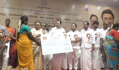 மேட்டூர் உபரி நீரை ஒரே ஒரு ஏரிக்குமட்டுமே வழங்கியவர் எடப்பாடி பழனிச்சாமி! அமைச்சர் துரைமுருகன் பேட்டி!