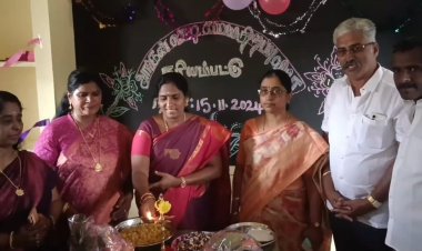 ரிப்பன் வெட்டிய எம்.எல்.ஏ.அமலு விஜயன்!