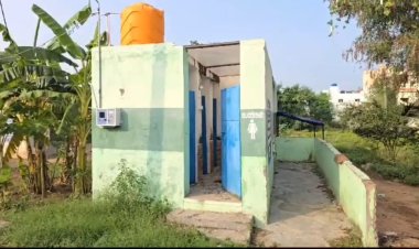 5,25,000 ரூபாய் மதிப்பீட்டில் கட்டப்பட்ட சுகாதார வளாகம் வேஸ்ட்!