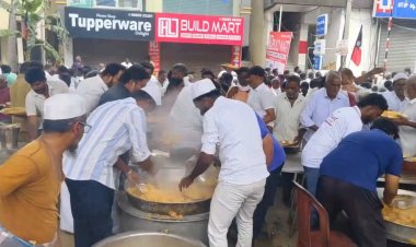 பொங்கல் விழாவில் பிரியாணி விருந்து அளித்த அதிமுக மா.செ.!