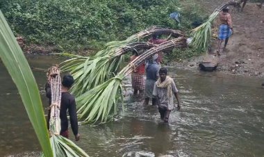 மஞ்சளார் ஆற்றின் குறுக்கே பாலம் அமைக்க யோசிக்கும் எம் . எல் .ஏ.!