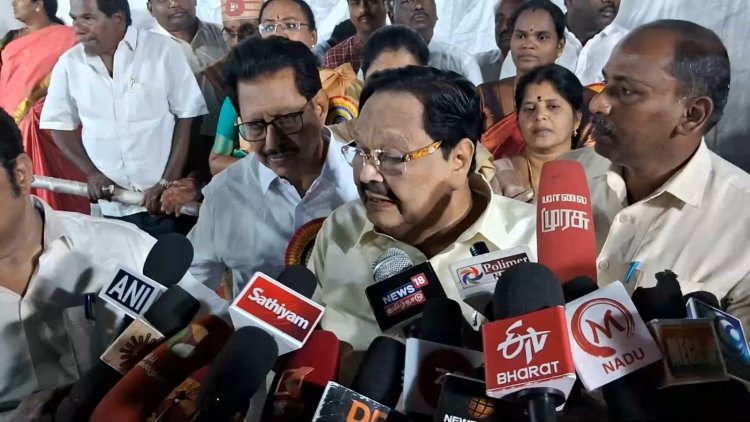 ஆளுநருக்குத்தான் திமிர்! அமைச்சர் துரைமுருகன் பேட்டி!
