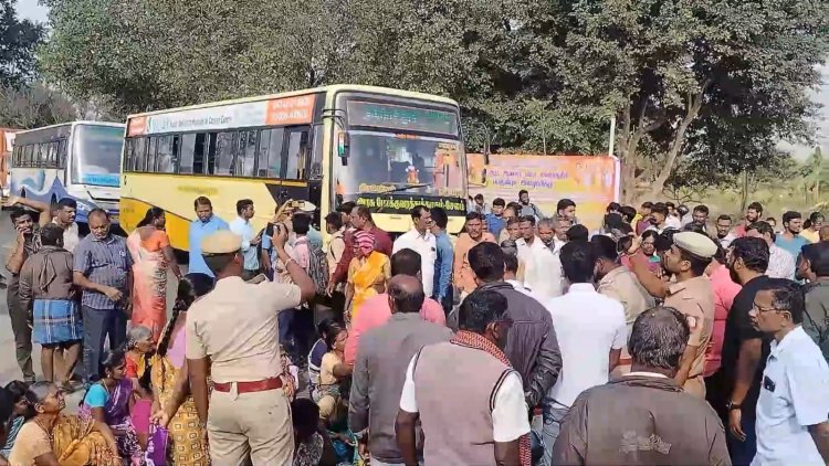 நியாய விலை கடை வேண்டி பொதுமக்கள் சாலை மறியல்!