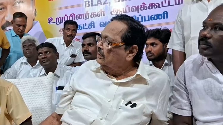  எல்லா ஏரிகளையும் தூர்வாரவேண்டும் என ஆசை! அமைச்சர் துரைமுருகன்!