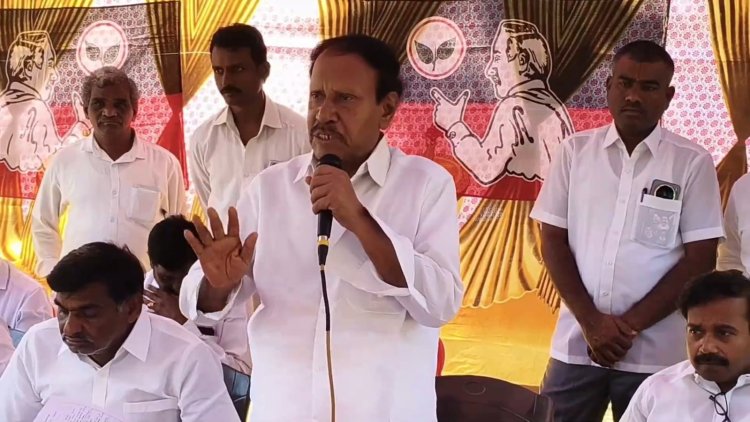 சிறைக்கு செல்வதை தவிர்க்கவே மும்மொழி கொள்கை நாடகம்! M.A. தம்பிதுரை பேச்சு!