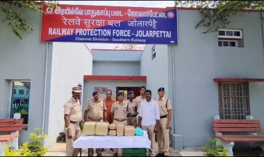 தமிழகத்துக்குள் கடத்தி வரப்படும் கஞ்சா! மடக்கி பிடிக்கும் இரயில்வே போலீசார்!