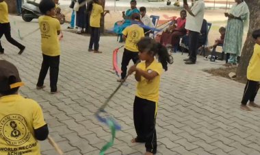 சிலம்பத்தில் சாதிக்கும் சிறார்கள்!