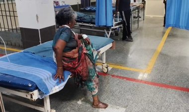 தங்கமா? வெள்ளியா?  மூதாட்டியின் கழுத்து அறுப்பு!