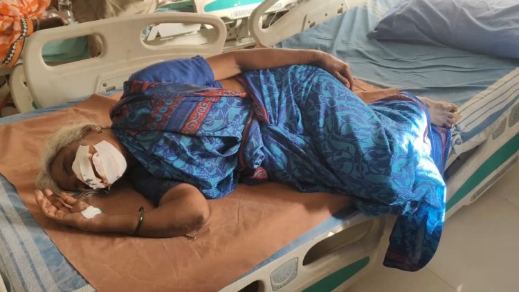  மூதாட்டியின் உதட்டை கடித்த இளைஞர் பிடிபட்டார்!