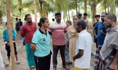 கள்ளு இறக்கும் தொழிலாளர்களுடன் போலீசார் வாக்குவாதம்!