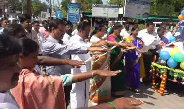  வேலூர் கலெக்டர் பங்கேற்ற ஊர்வலம்!