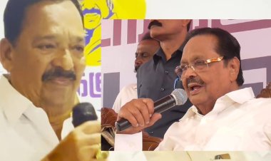 கலைஞர் சிலை மீது மை வீச்சு அலட்சியமாக பதிலளித்த அமைச்சர் காந்தி! ஆவேசமான அமைச்சர் துரைமுருகன்!