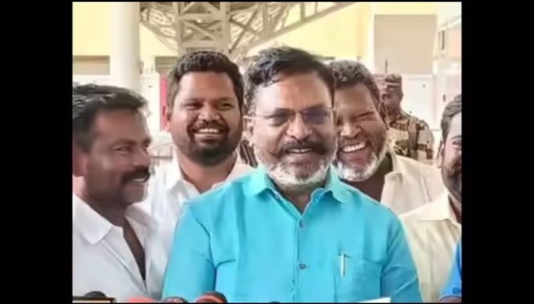 அதிமுகவை தோழமைக் கட்சியாக பார்க்கிறாரா விஜய்?" திருமாவளவன் கேள்வி!