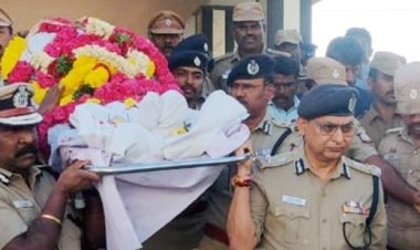 பணியின் போது சிறப்பு எஸ்.ஐ.வெட்டி கொலை! உடலை சுமந்த டிஜிபி!