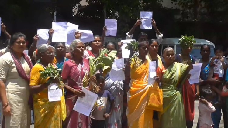 உயிரே போனாலும் நிலங்களை விட்டுத்தரமாட்டோம்! அமைச்சர் துரைமுருகன் தொகுதியில் பிரச்சனை!